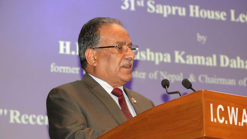 Comrade Prachanda, Chairperson of the Communist Party of Nepal (CPN)