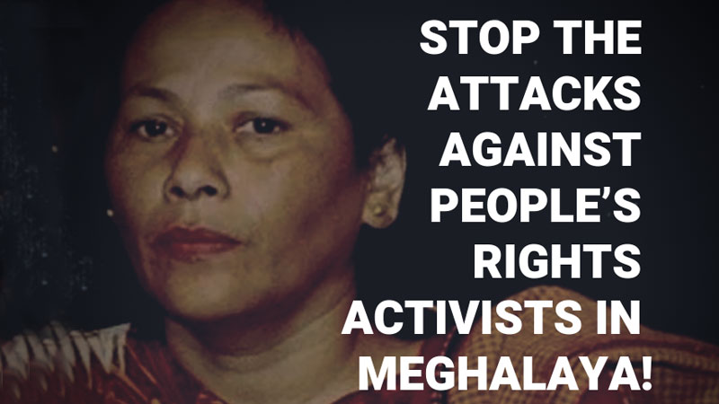 Agnes Kharshiing from Meghalaya India, a human rights activist