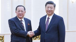 Chinese President Xi Jinping Meets North Korean FM Ri Yong Ho