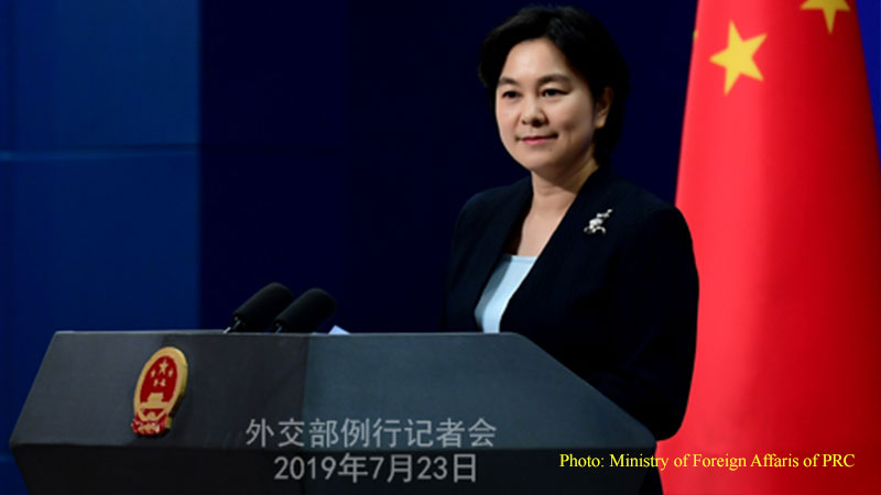 Chinese Foreign Ministry Spokesperson Hua Chunying