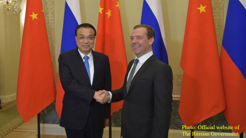 Li Keqiang, Dmitry Medvedev