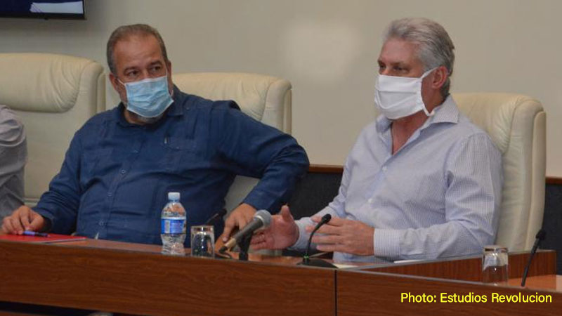 President Miguel Diaz Canel Bermudez and Prime Minister Murerro