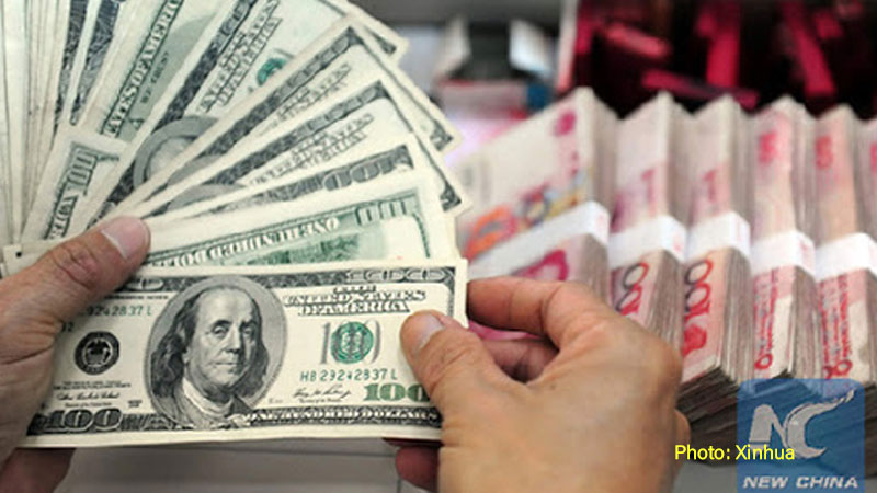 Dollars, Yuan, US Treasury in China