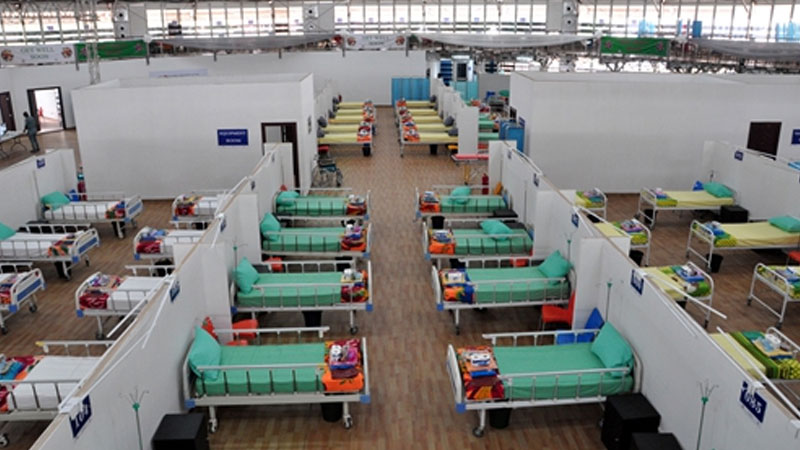 Thisday Dome-converted makeshift hospital in Abuja, the capital city of Nigeria