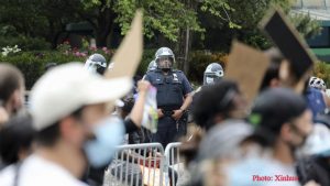 police, protester, george flyod