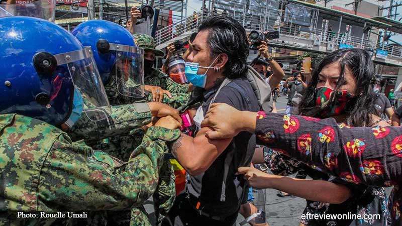 Police Violence, PCFS, Pride March, Philippines,
