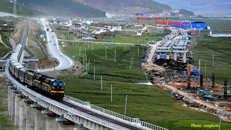 passenger train, Nagqu, Lhasa, Tibet
