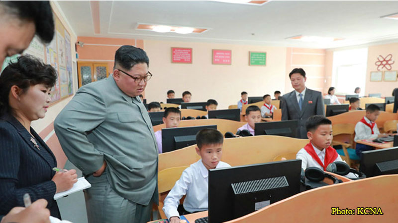 kim jong un, monitoring, school, class