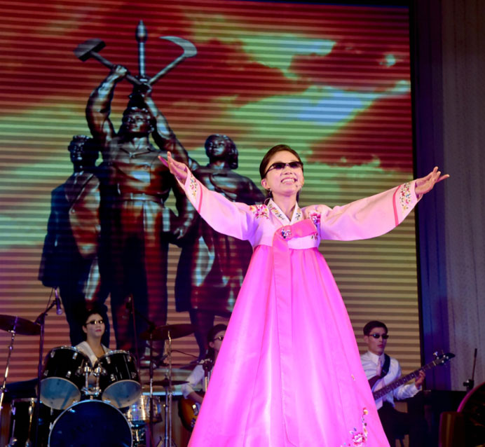 blind woman, dprk, Pae Ok Rim