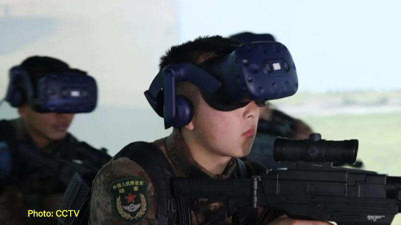 virtual reality, PLA, Soldiers, People's Liberation Army, VR,