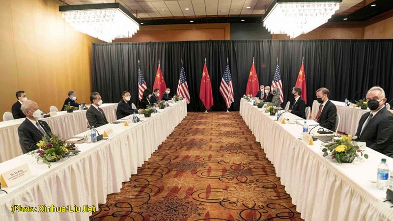 china-us high level talk, Yang Jiechi, Wang Yi, Antony Blinken, Jake Sullivan