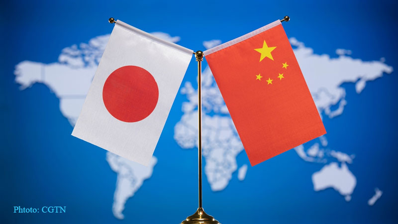 china, japan, flag, globe