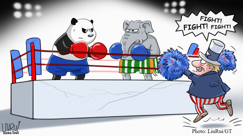 china, india, panda, bear