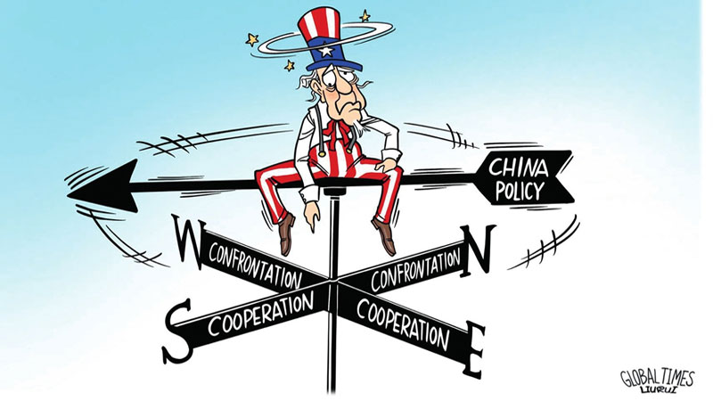 China Policy, US government, Cold War Mentality, uncle Sam