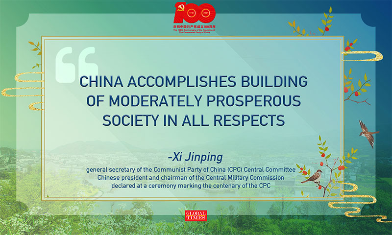xi jinping quote, moderately prosperous society