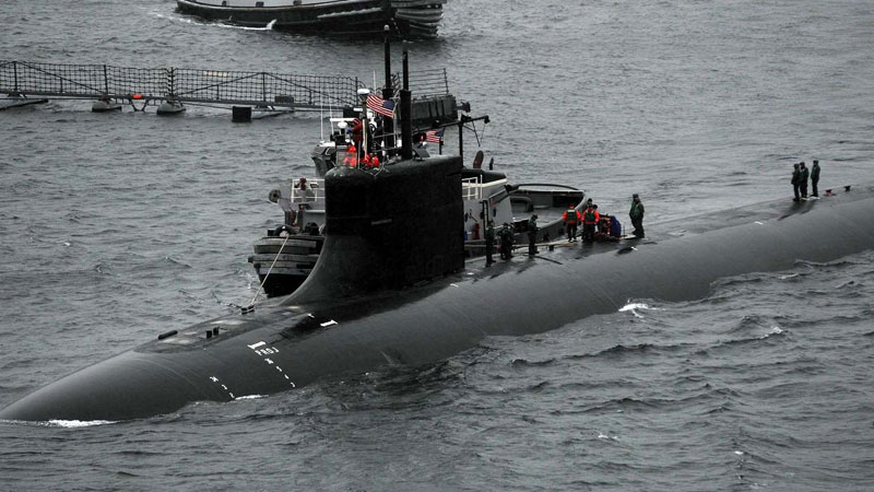 Submarine Collision, USS Connecticut nuclear-powered submarine