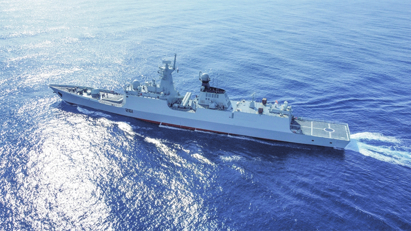 The PNS Tughril, a Type 054A/P frigate, patrols Pakistan's coastal waters. Photo: Courtesy of the Pakistan Navy