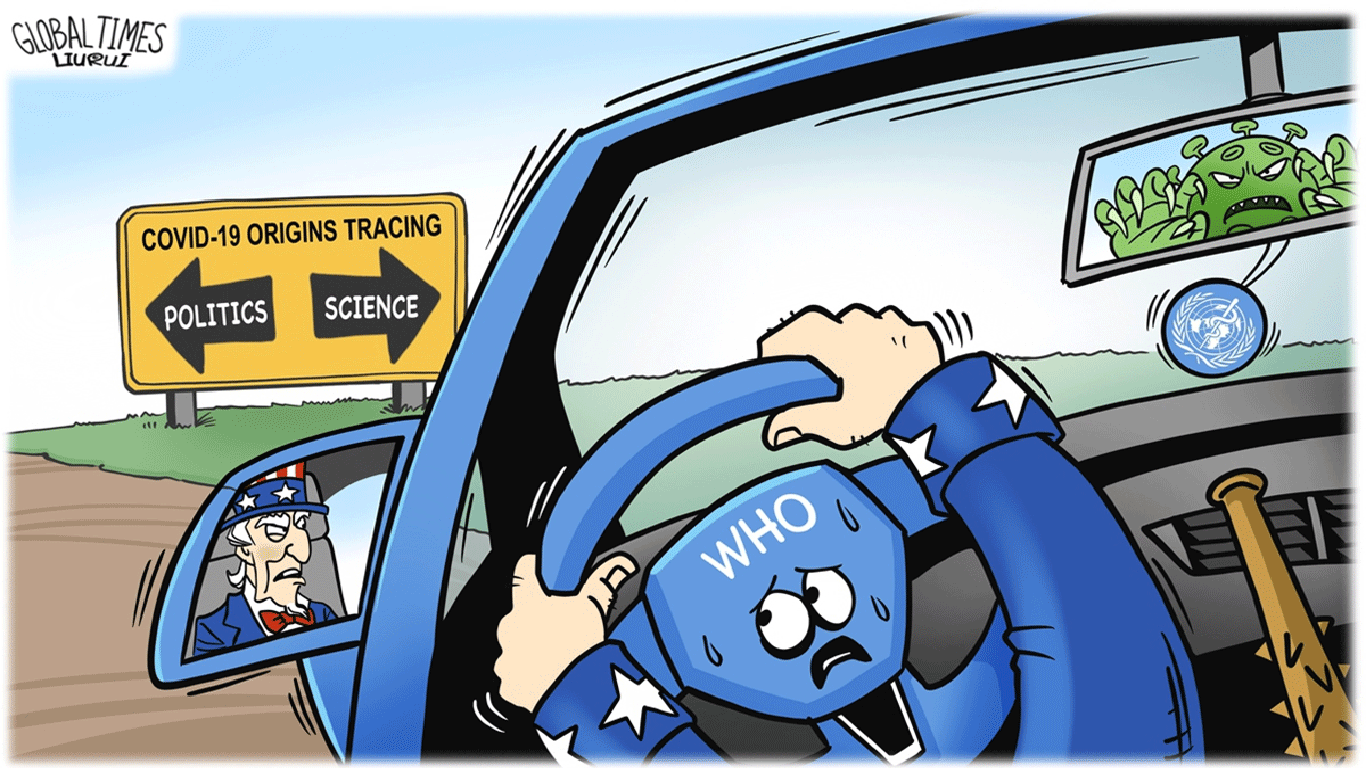 covid origins-tracing politicization Illustration: Liu Rui/Global Times