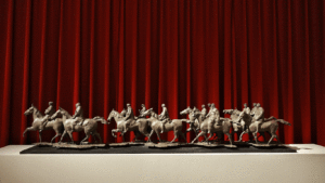 An artwork on display at the National Art Museum of China Photo: Li Hao/Global Times