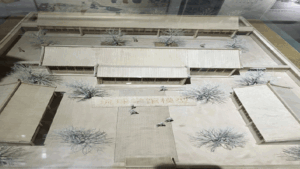 The miniature replica of the Ryukyu Academy at Guozijian Photo: Xu Liuliu/Global Times