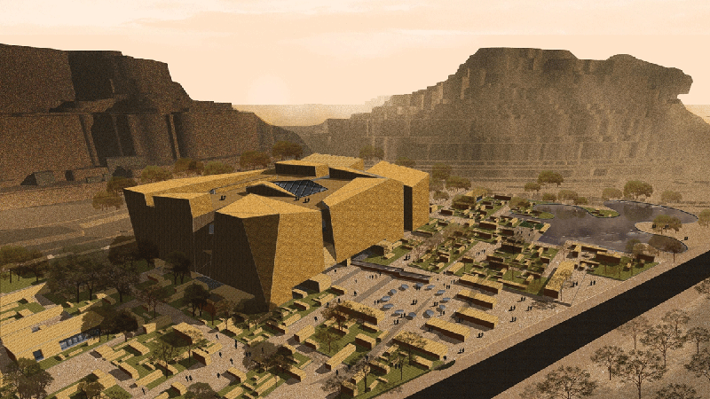 The Shimao ruins museum designed by Liu Kecheng Photo: Courtesy of Liu Kecheng