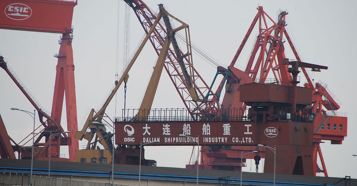 Dalian Shipbuilding Company. Photo: Creative Commons