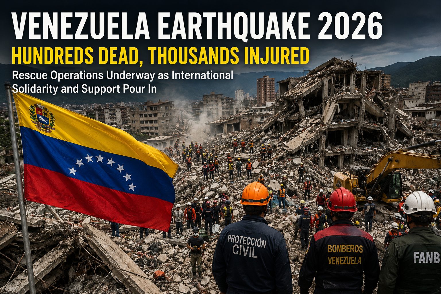 Venezuela Earthquake 2026: 235 Killed, 4,300 Injured, Government Launches Massive Rescue and Recovery Operations