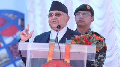 कम्युनिष्टको बर्को ओढेर उत्पात मच्चाउनेलाई सरकारले नियन्त्रण गर्छ – प्रधानमन्त्री